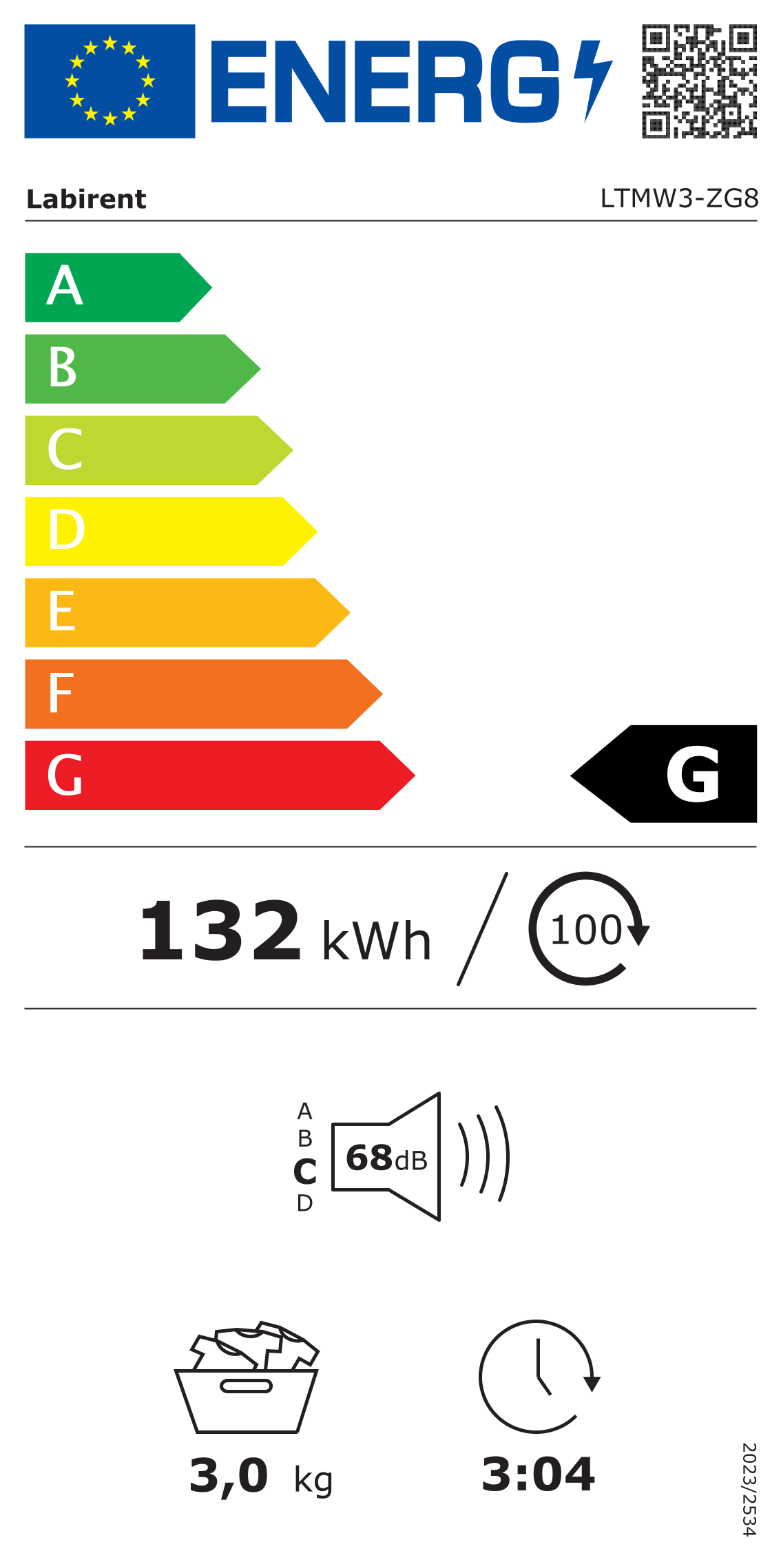 Mini Wasdroger - 3kg Laadvermogen - Wit
