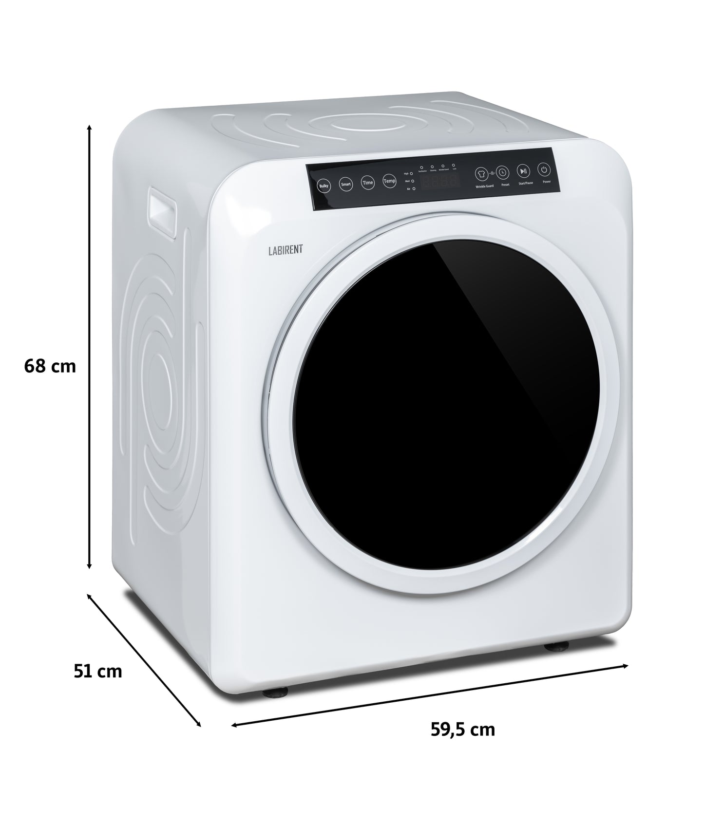 Mini Wasdroger - 6kg Laadvermogen - Wit