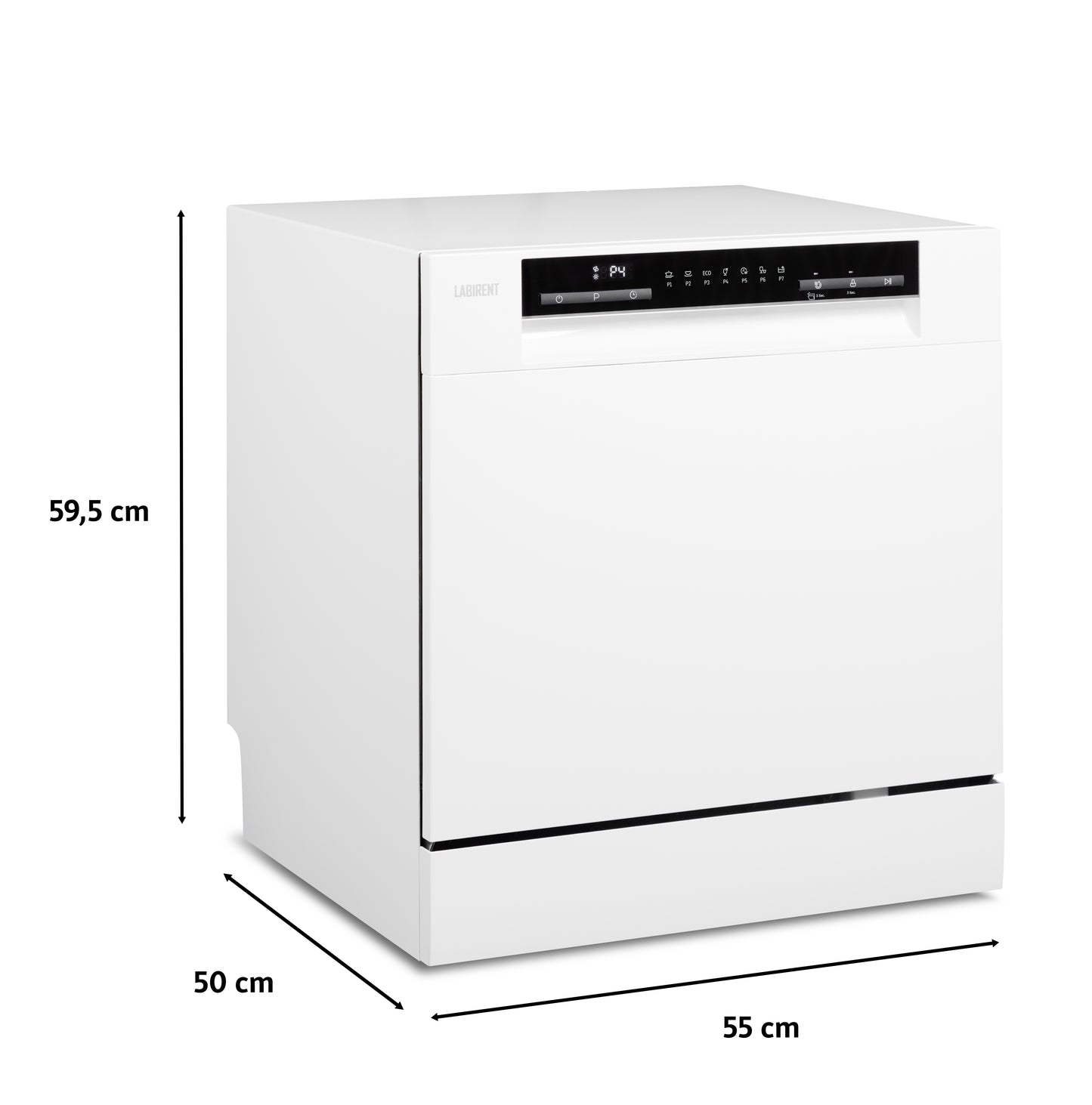 Mini Vaatwasser - 8 Couverts - Wit